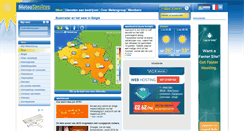 Desktop Screenshot of meteoservices.be