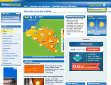 Tablet Screenshot of meteoservices.be
